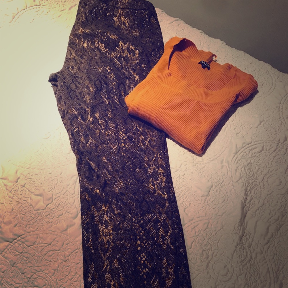 Alfani reptile print pant